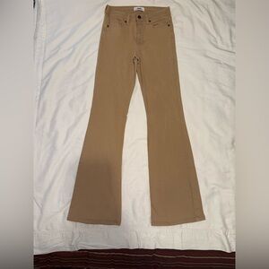 JBD Elegant Tan Flare Women's Jeans